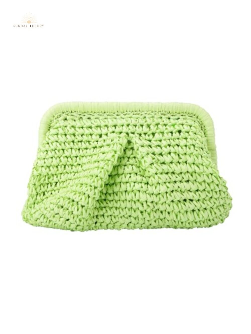 Hand Woven Straw Clutch Cloud Dumpling Pouch Crossbody Shoulder Bag Summer Beach